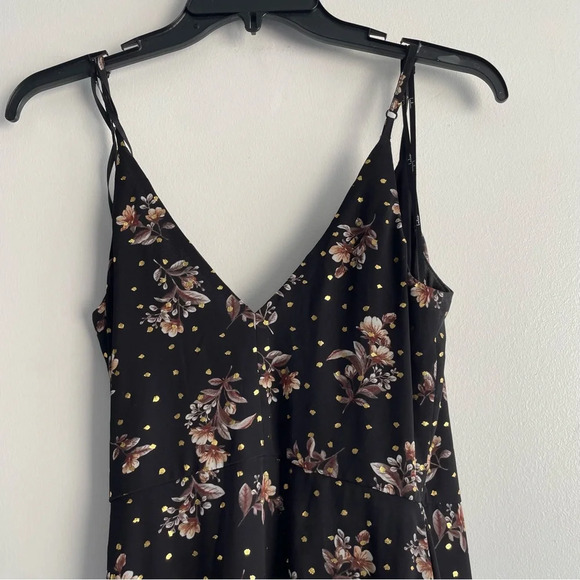 Lulus Adanna Black Floral Print Wrap Maxi Dress 22479 - Picture 7 of 11